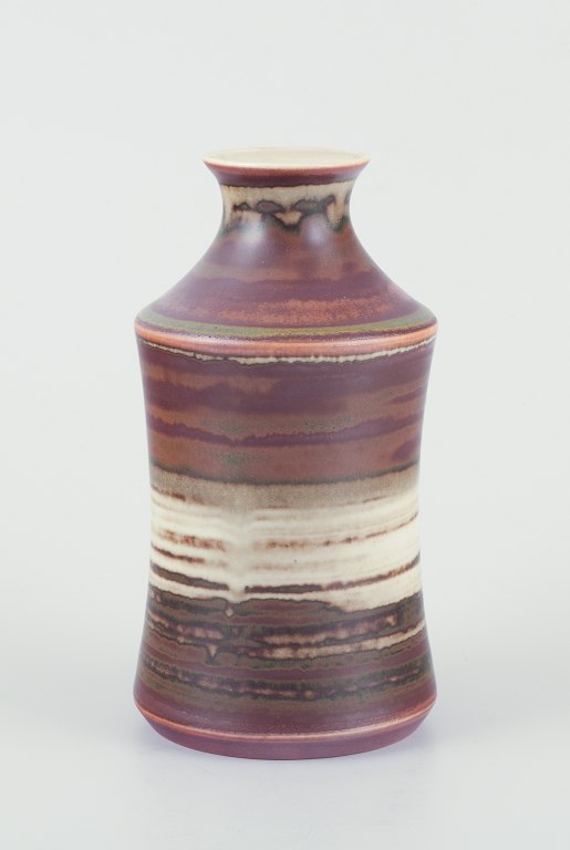 John Andersson for Höganäs, Sweden.Unique vase of stoneware.