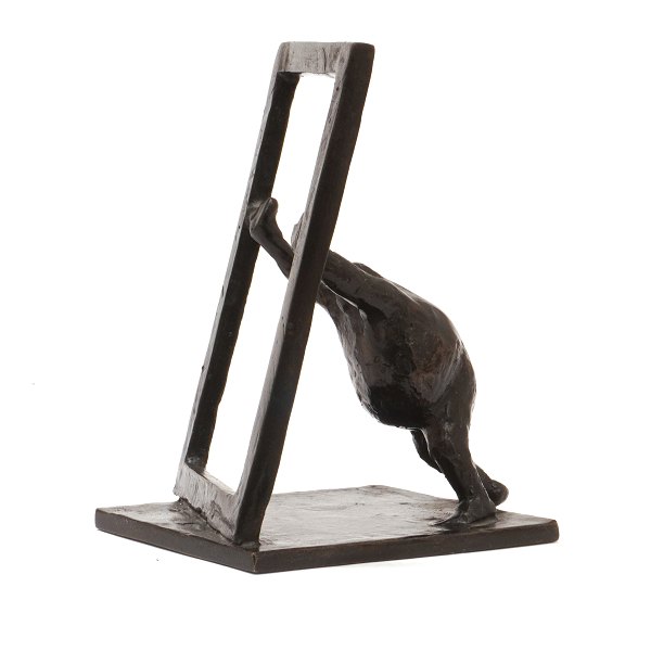 Keld Moseholm, 1936-2023, bronze figurine. Signed. H: 10,5cm. W: 7,5cm. D: 8,5cm