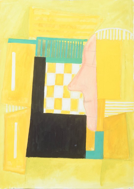 Osmund HansenAbstract composition.Gouache on paper.