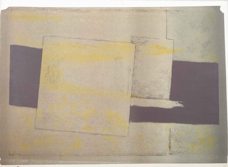 Osmund HansenAbstract lithograph on Arches paper.Unsigned.