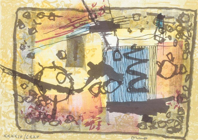 Bengt OrupColor lithograph. Pencil signed and numbered.