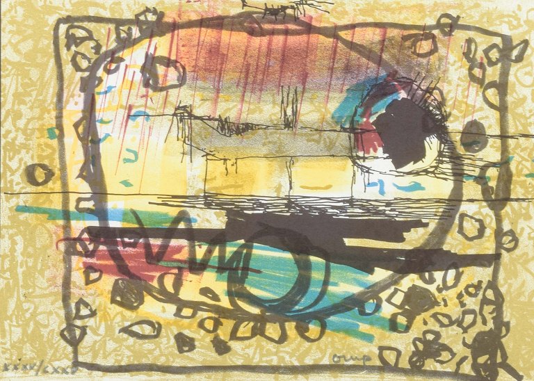 Bengt OrupColor lithograph. Pencil signed and numbered.