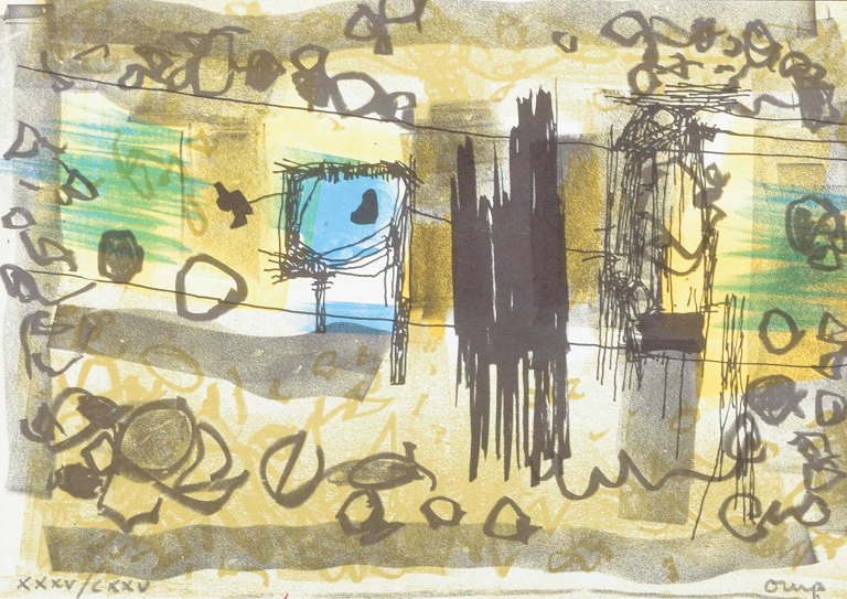 Bengt OrupColor lithograph. Pencil signed and numbered.