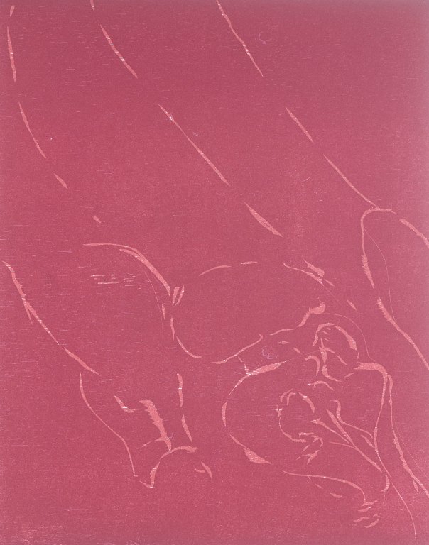 Jørgen Haugen Sørensen (1934–2021)Woodcut. 1987.