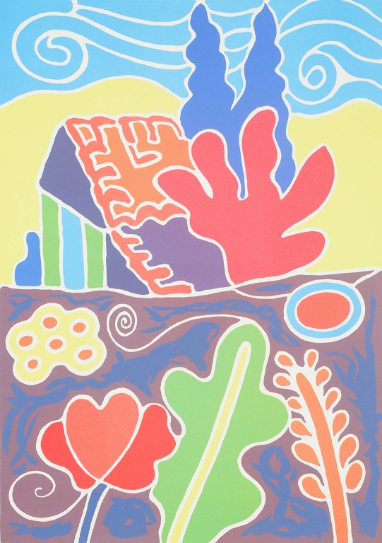 Tom Krøjer (1942–2015)Serigraphy.