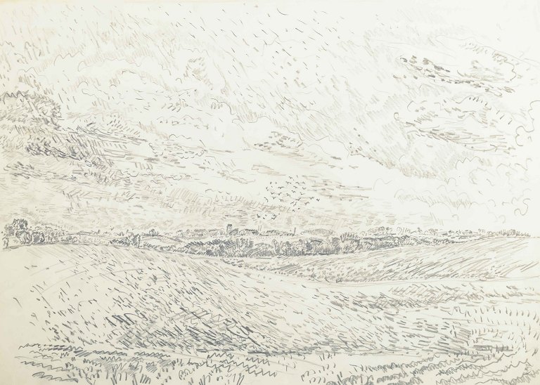 Niels Prip Hansen – Landscape, VosnæsDrawing.