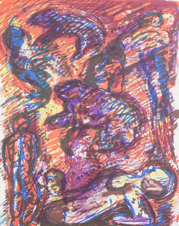 Jørgen Teik Hansen (b. 1947)Color lithograph.