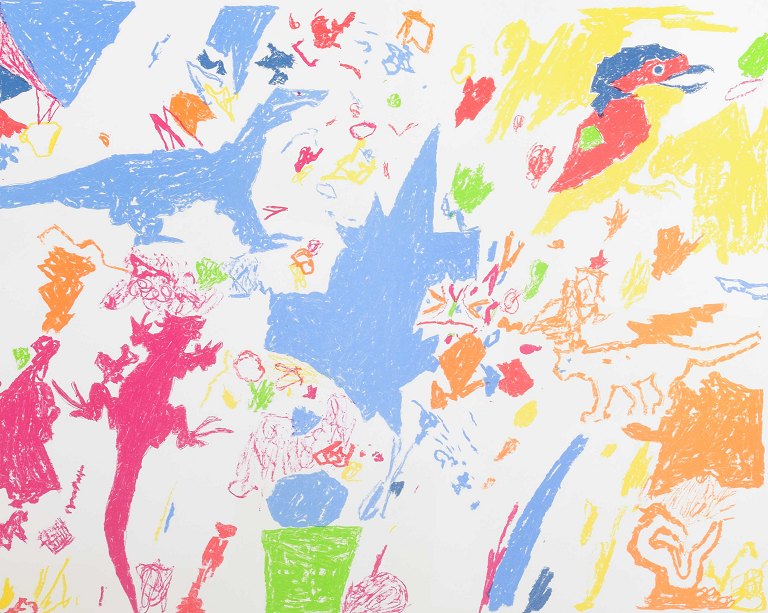 Jens Peter Helge Hansen (b. 1943)Lithograph on paper.