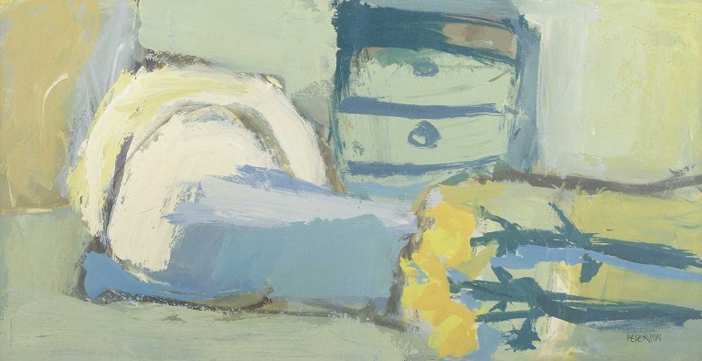 Swedish artist, 1960sAbstract composition.Oil on panel.