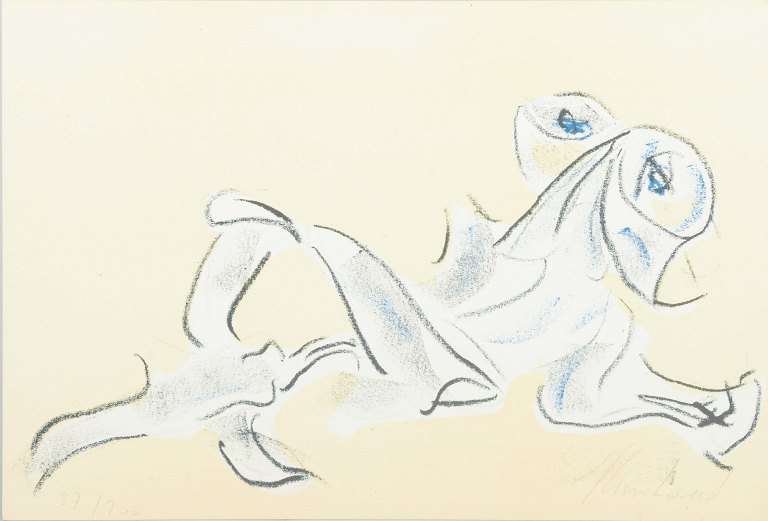 Abstract compositionColor lithograph