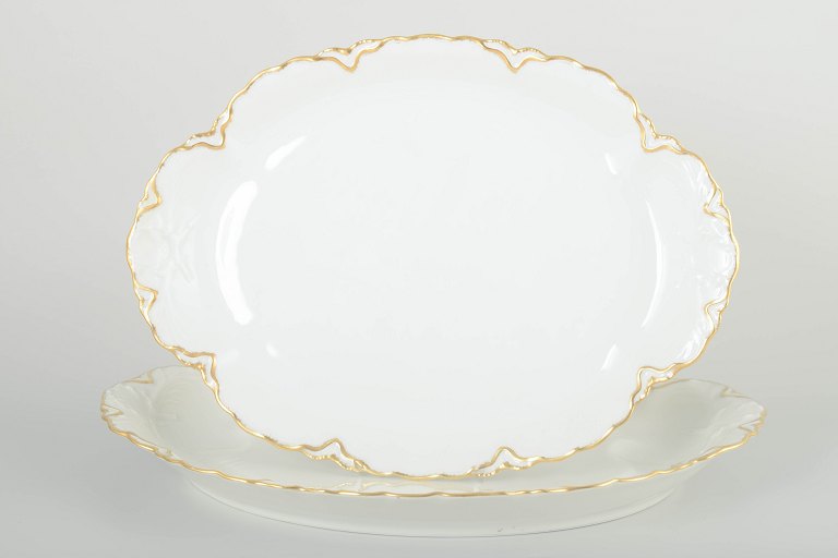 Haviland, Frankrig2 ovale fade, 1940’erne.