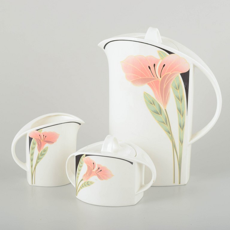 Villeroy & BochKaffesæt “Iris”, 1980’erne.