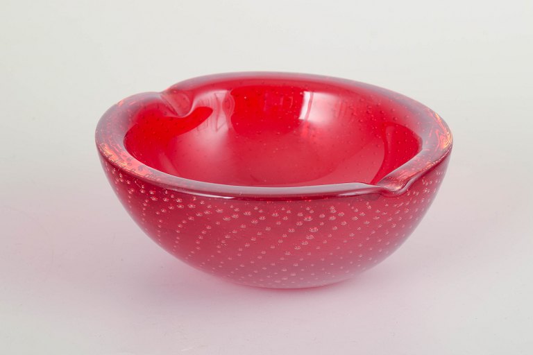 Murano kunstglas skål, 1960/70’erne.