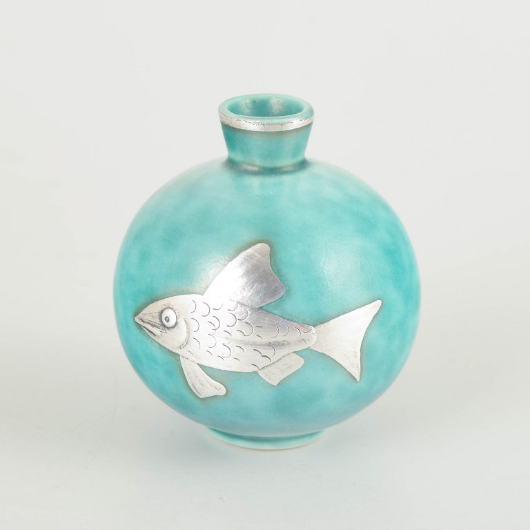 Wilhelm Kåge for GustavsbergMiniaturevase fra Argenta-serien, 1940’erne.