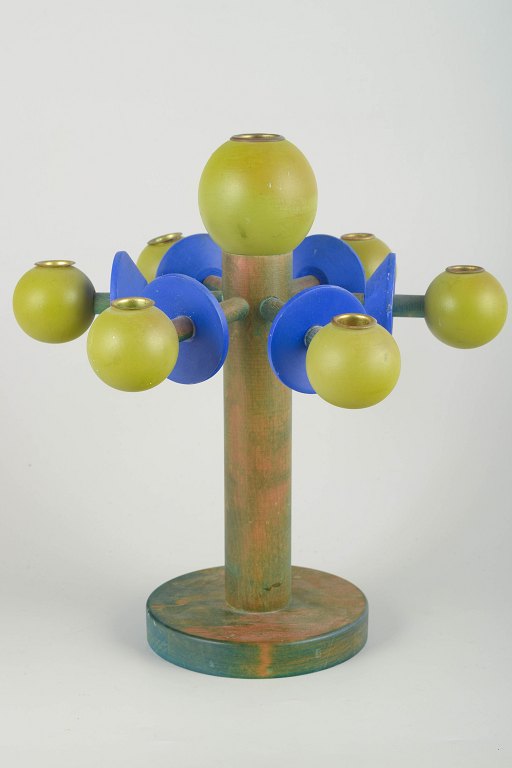 Lisa Larson for Sandbergs, Nora stad SwedenCandlestick, 1980s.