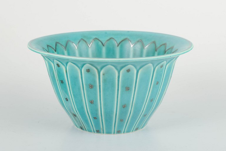 Wilhelm Kåge for GustavsbergArt deco skål fra Argenta-serien, 1930’erne.