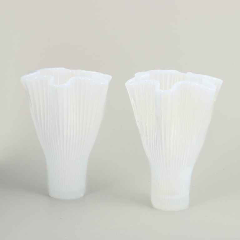 Arthur Percy for GullaskrufPar “Reffla” kunstglas vaser, 1970’erne.