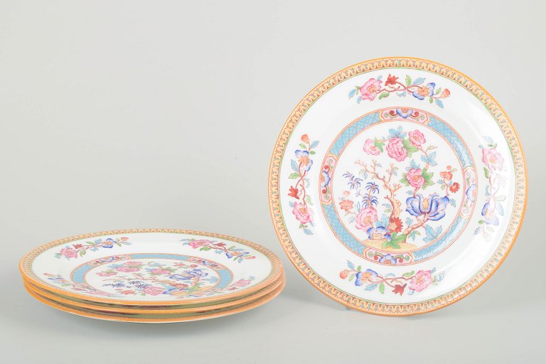 Cauldon China, England,Fire tallerkener, midt 1900-tallet
