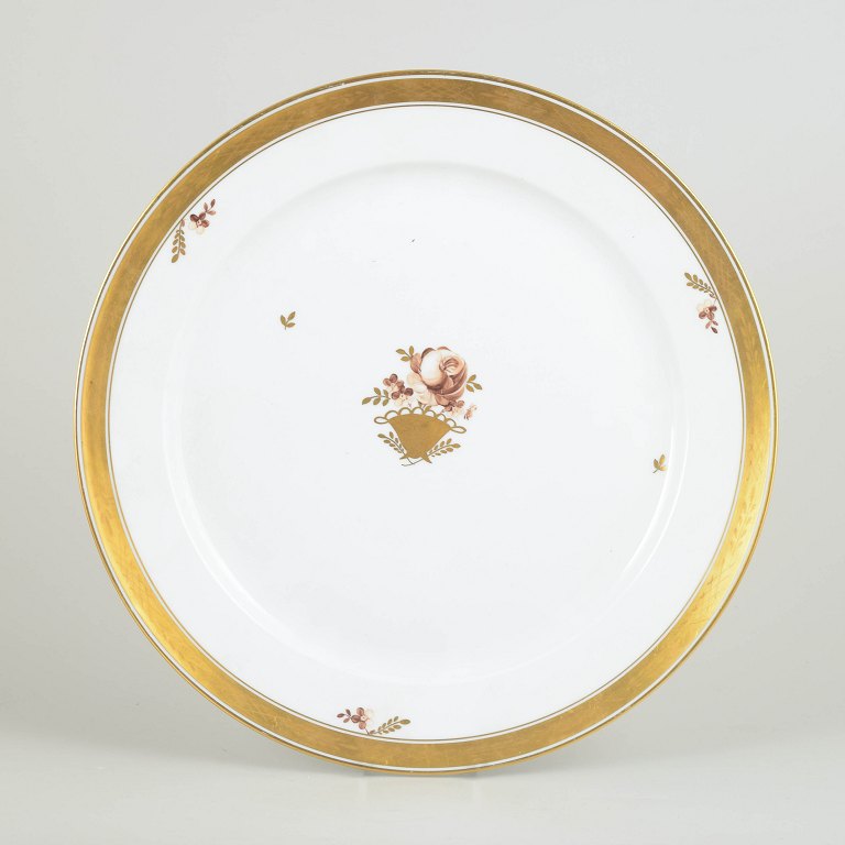 Royal CopenhagenGuldkurv, Stort Serveringsfad.