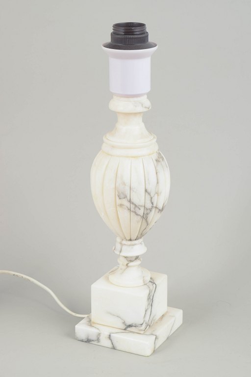 Italiensk Marmor Bordlampe, 1970’erne.