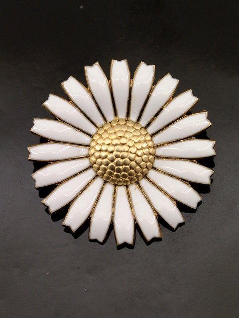 Anton Michelsen  Sterling Sølv Marguerit Broche