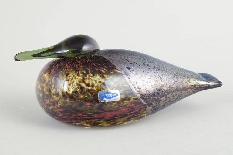 Oiva Toikka for Nuutajärvi, stor fugl i kunstglas.