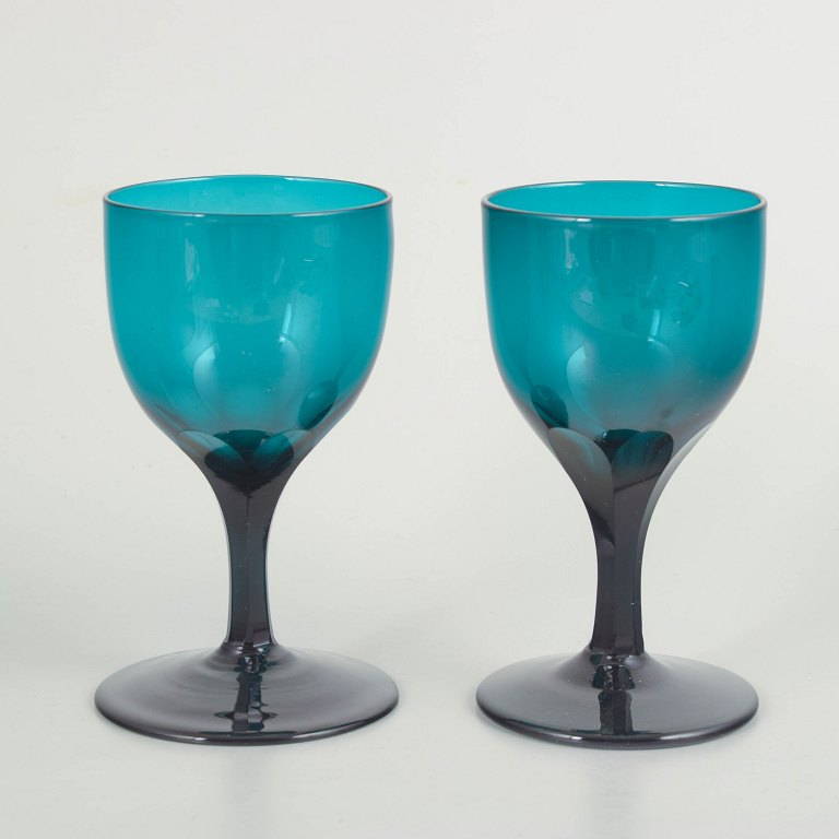 Antikke hvidvinsglas, Sæt Af 2. 1810’erne.
