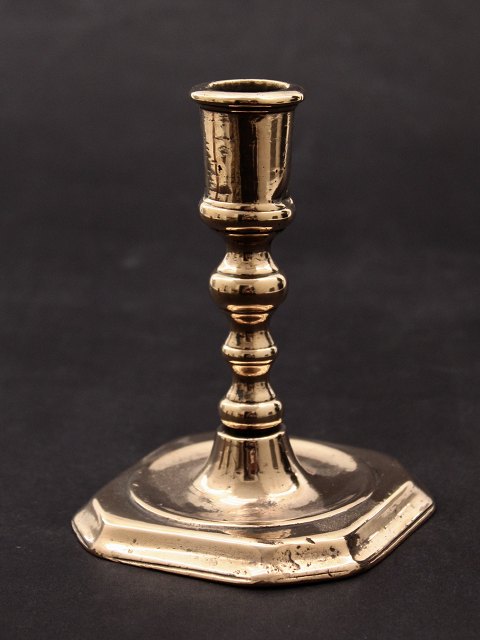 Barok messing lysestage