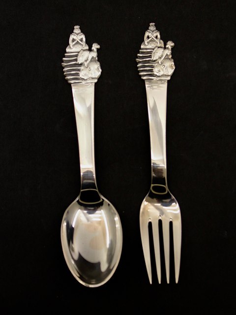 H C Andersen 830 silver children