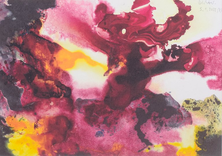 Gerhard Richter, farvetryk, tysk kunstner.