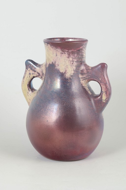 Karl Hansen Reistrup for Kähler, vase med hanke.