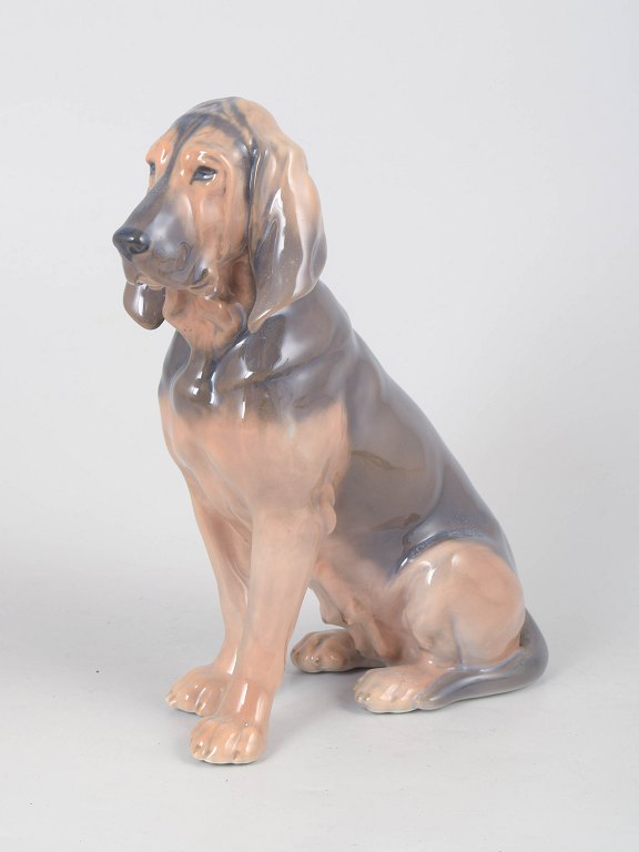 Royal Copenhagen bloodhound figurine.