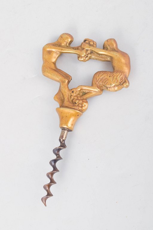 Mogens BallinDanish art nouveau brass corkscrew.