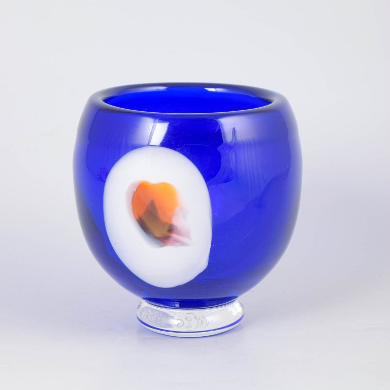 Chribská art glass vase.