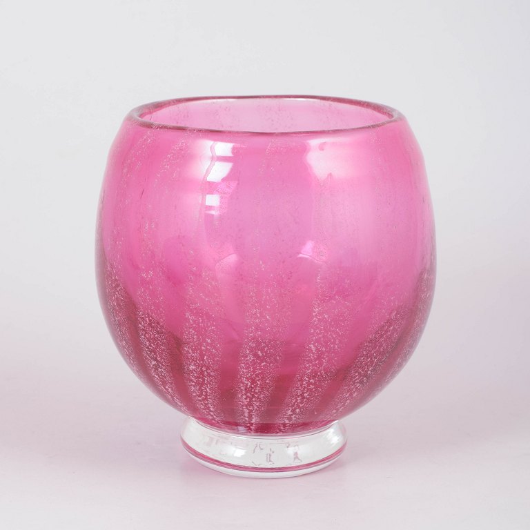 Chribská art glass vase.