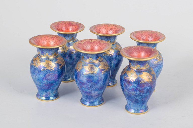 Rosenthal set of six miniature vases.
