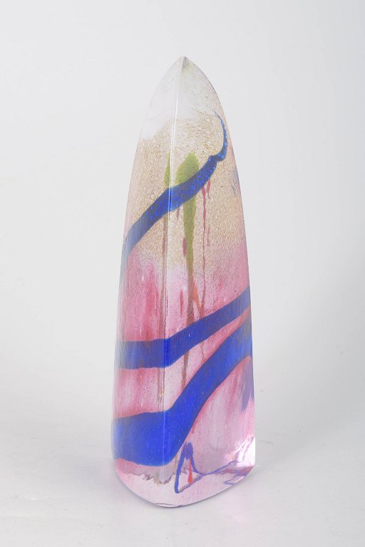 Bertil Vallien for Kosta Boda Atelier, unika glasobjekt.