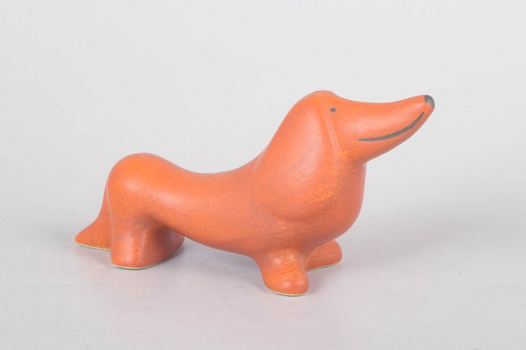 Lisa Larson for Gustavsberg, dachshund figurine.