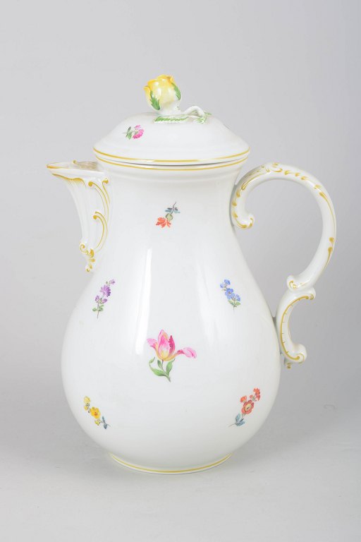 Meissen coffee pot.