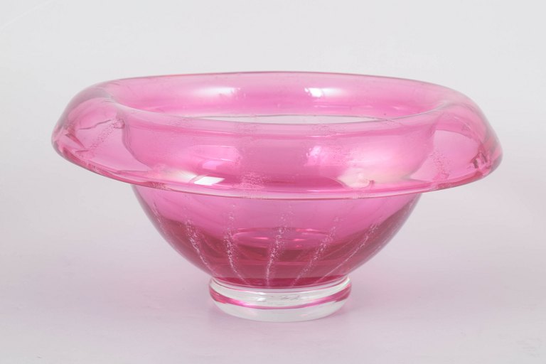 Chřibská, unique art glass bowl.
