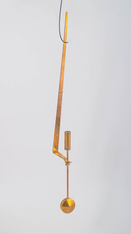 Pierre Forssell for Skultuna, wall hanging pendulum candle holder.