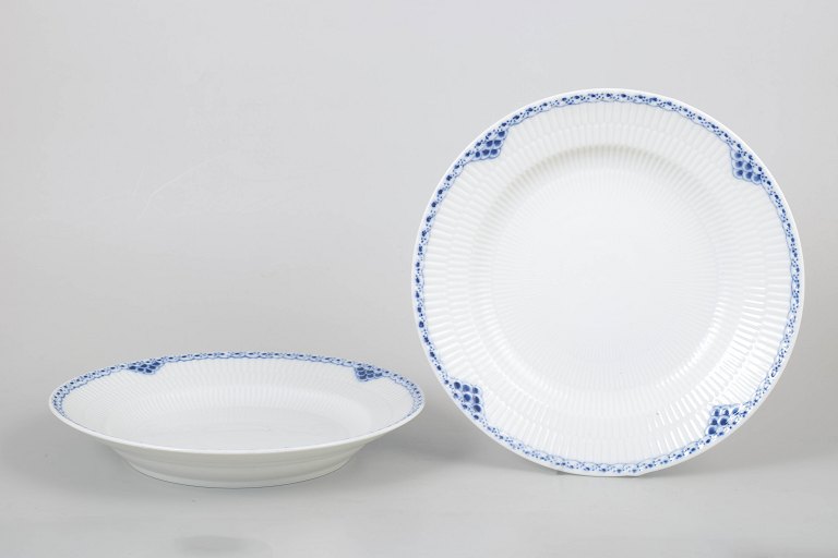 Set of two Royal Copenhagen Princess deep plates.