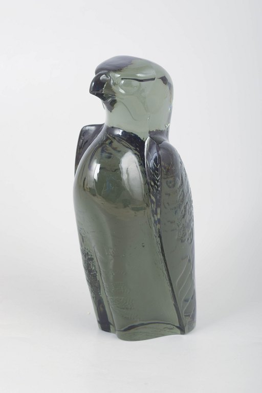 Paul Hoff for Kosta Boda, WWF falcon sculpture.