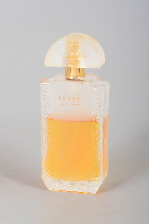 Lalique, crystal perfume bottle.