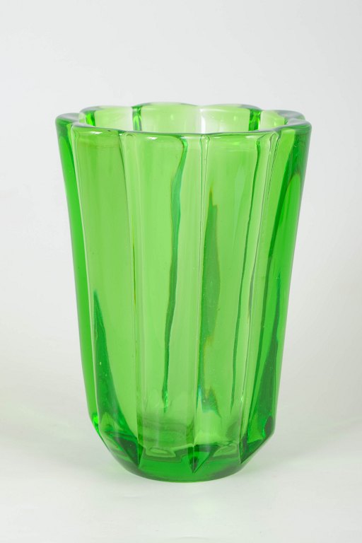 European art glass vase.