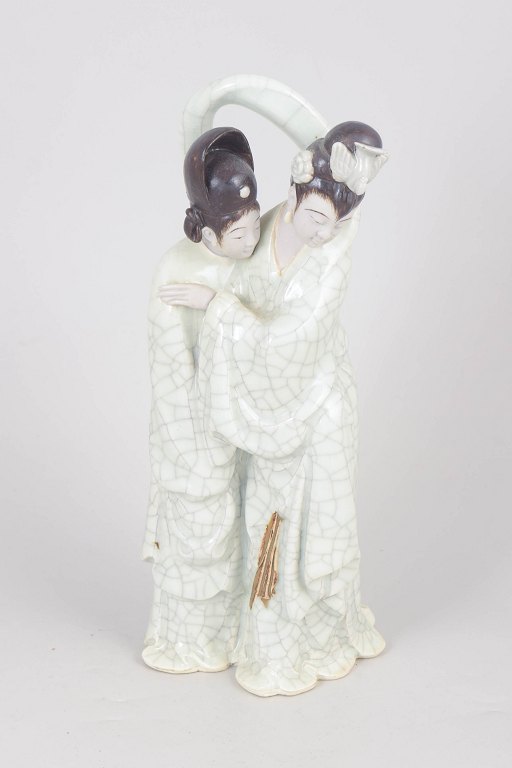 Chinese porcelain sculpture.