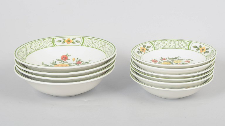 Villeroy & Boch Summer Day, set of ten bowls.