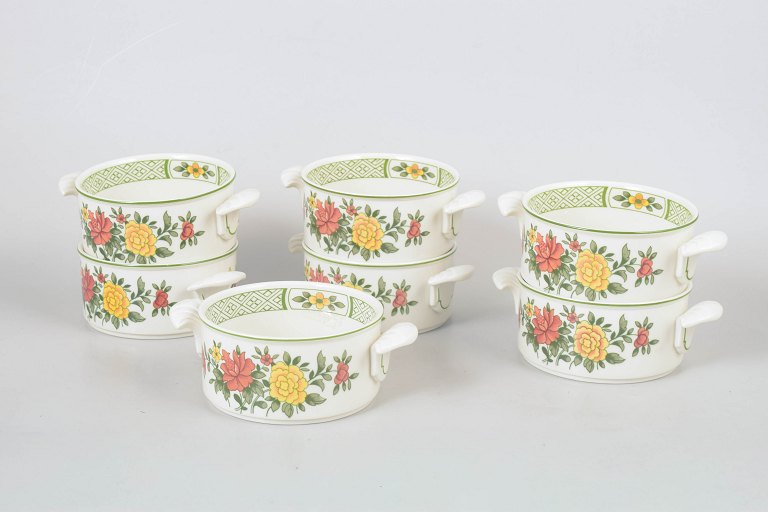 Villeroy & Boch Summer Day, sæt af syv patéforme.