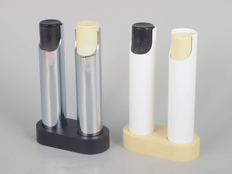 Rud Thygesen and Johnny Sørensen for Rosendahl, set of four salt and pepper grinders.